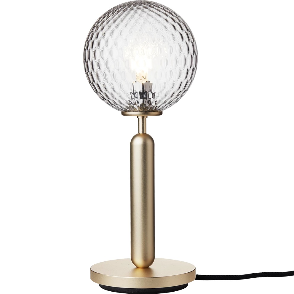 Miira Table Lamp, Brass / Clear