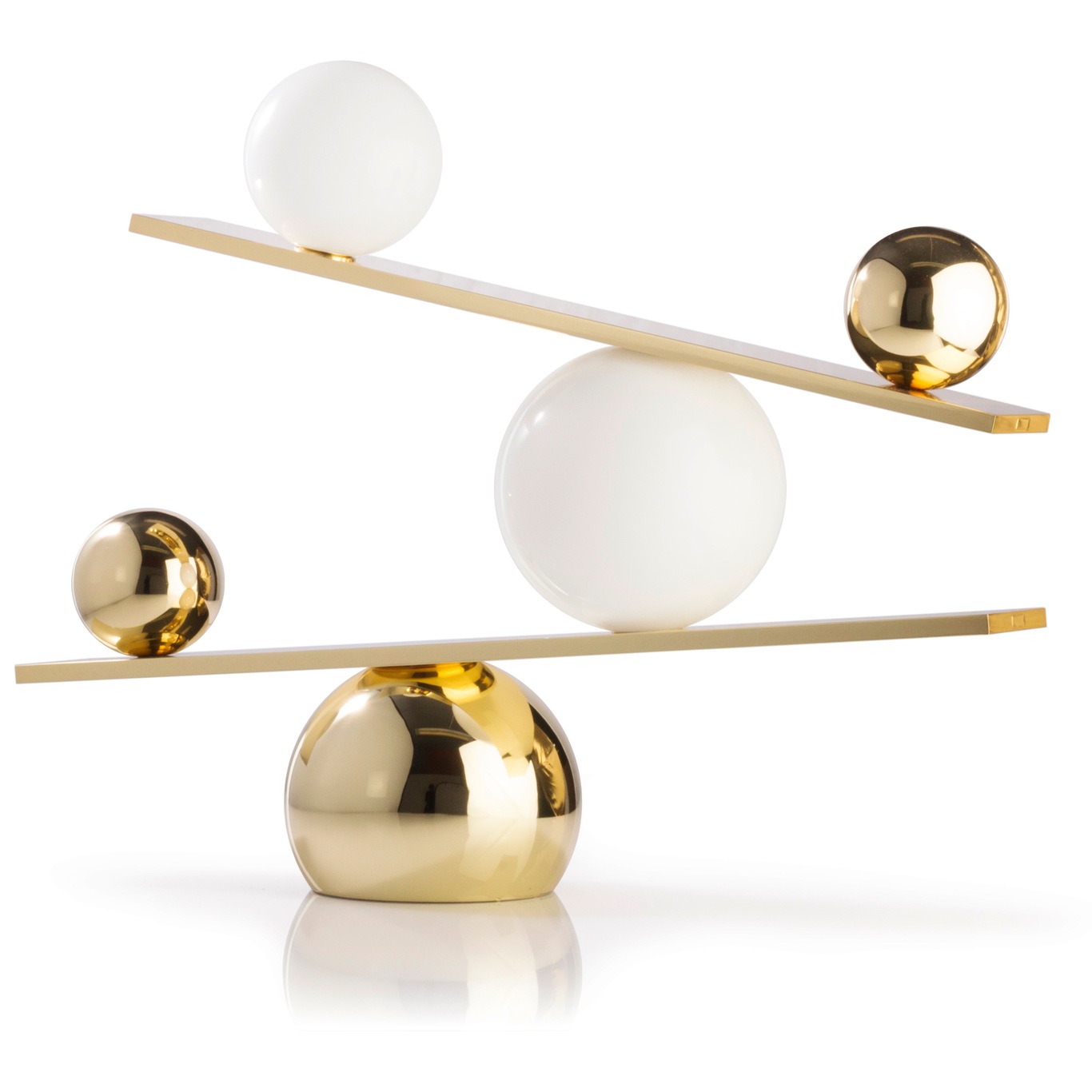 Balance Table Lamp, Brass