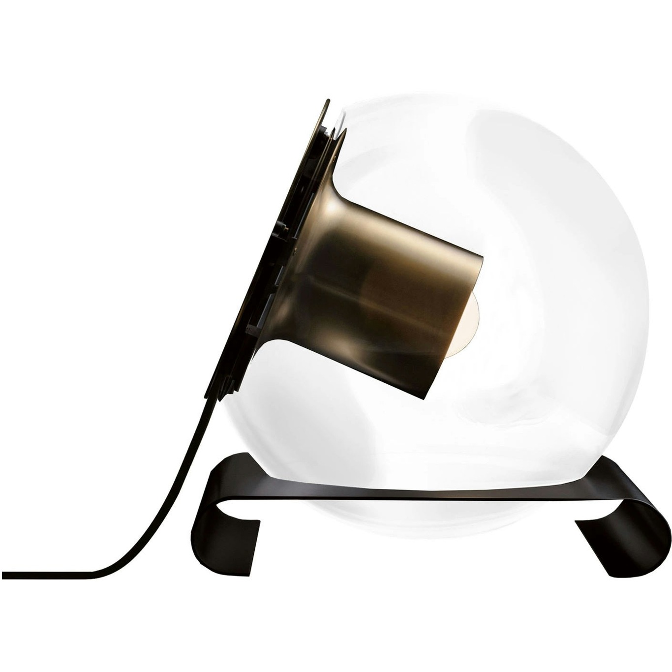 The Globe 228 Table Lamp, Satin Gold / Anodised Bronze