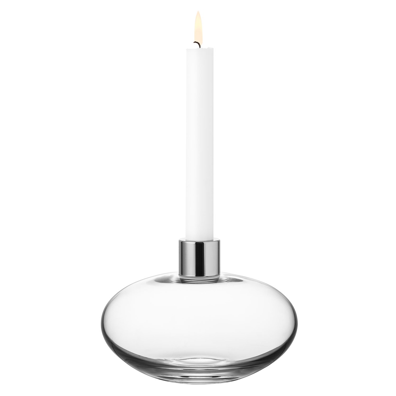 Pluto Candlestick, Clear
