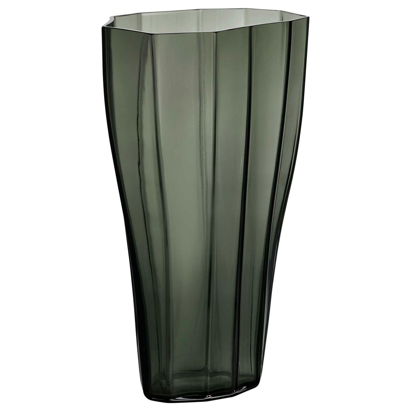 Reed Vase 30 cm, Green