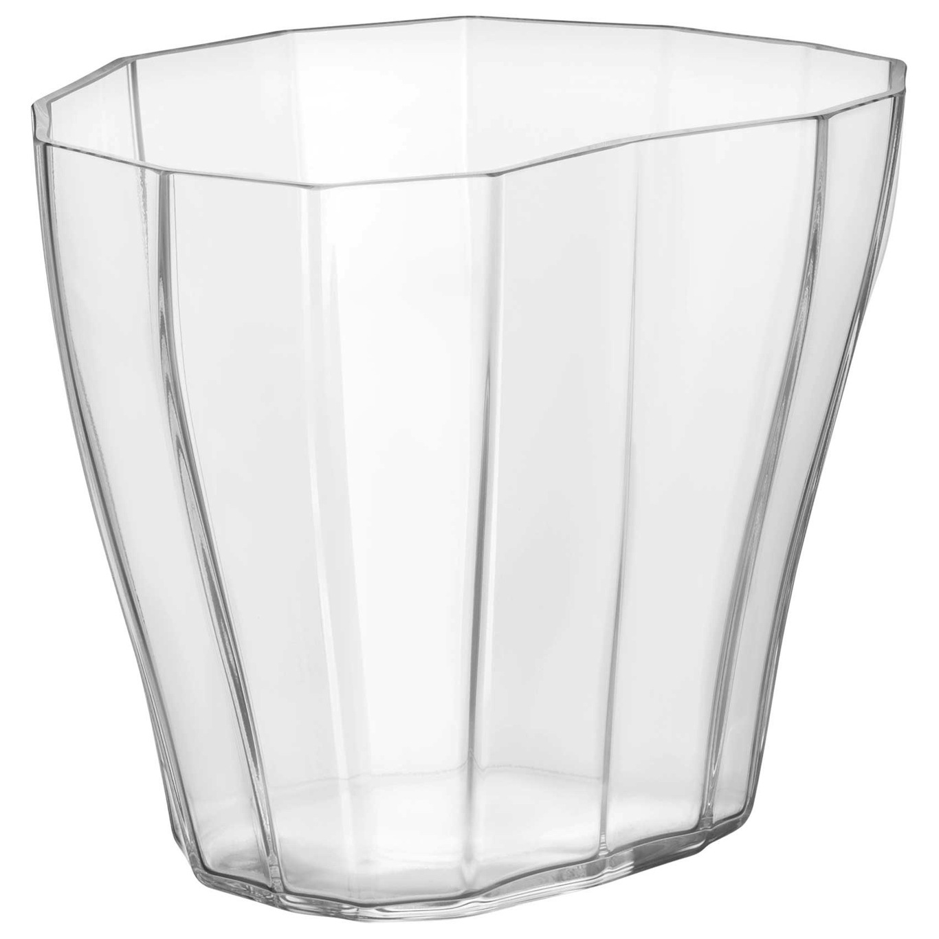 Reed Vase 17,5 cm, Clear