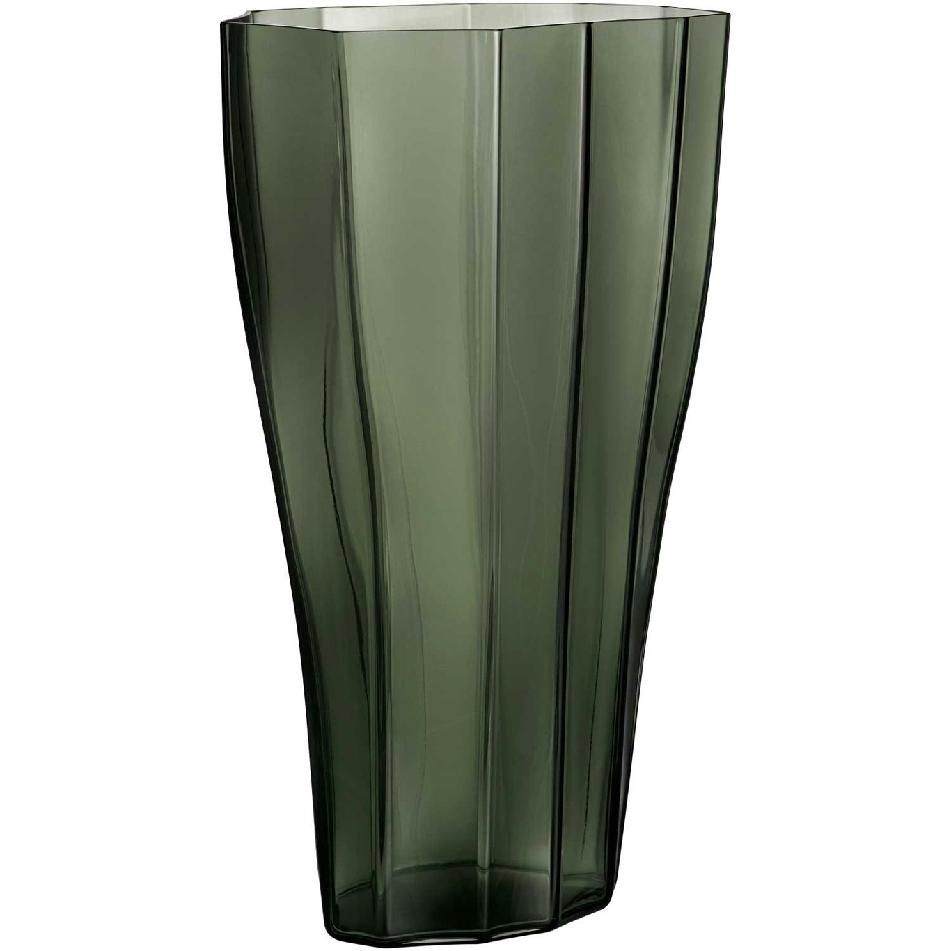 Reed Vase 50 cm, Green