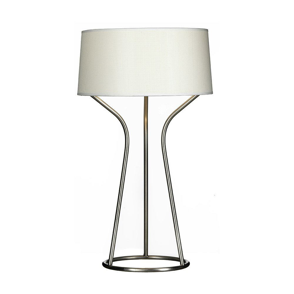 Aria Lamp (table) Stainless steel/white