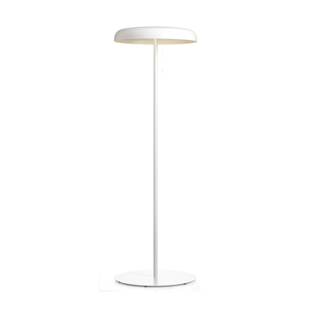 Mushroom Floor Lamp High, White