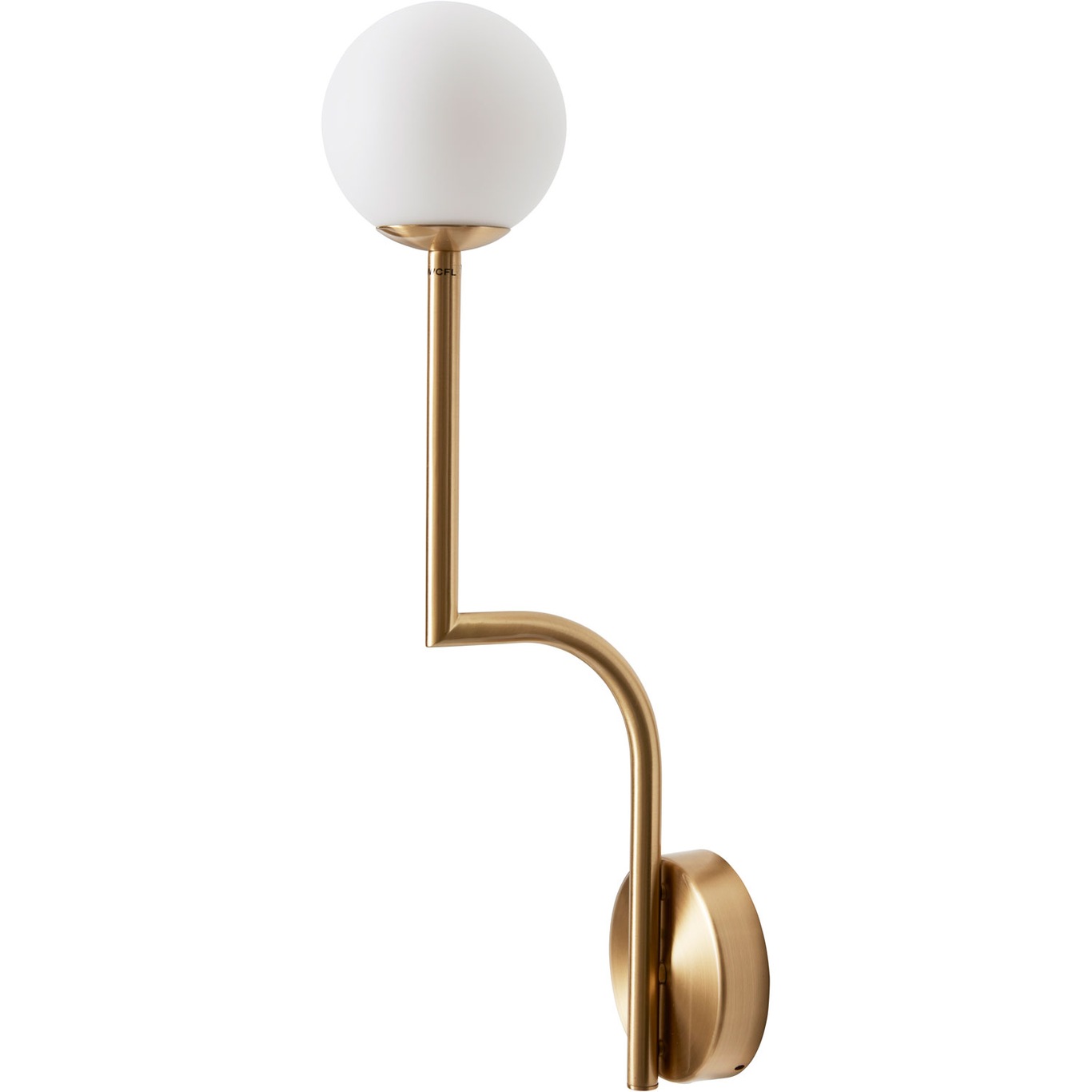 Mobil 46 Wall Lamp Fixed Installation, Brass