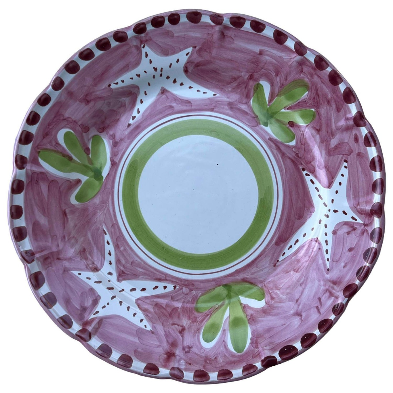 Amalfi Plate 26 cm, Pink
