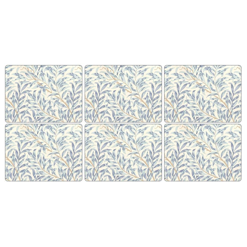 Willow Bough Blue Placemats 23x30, Set of 6