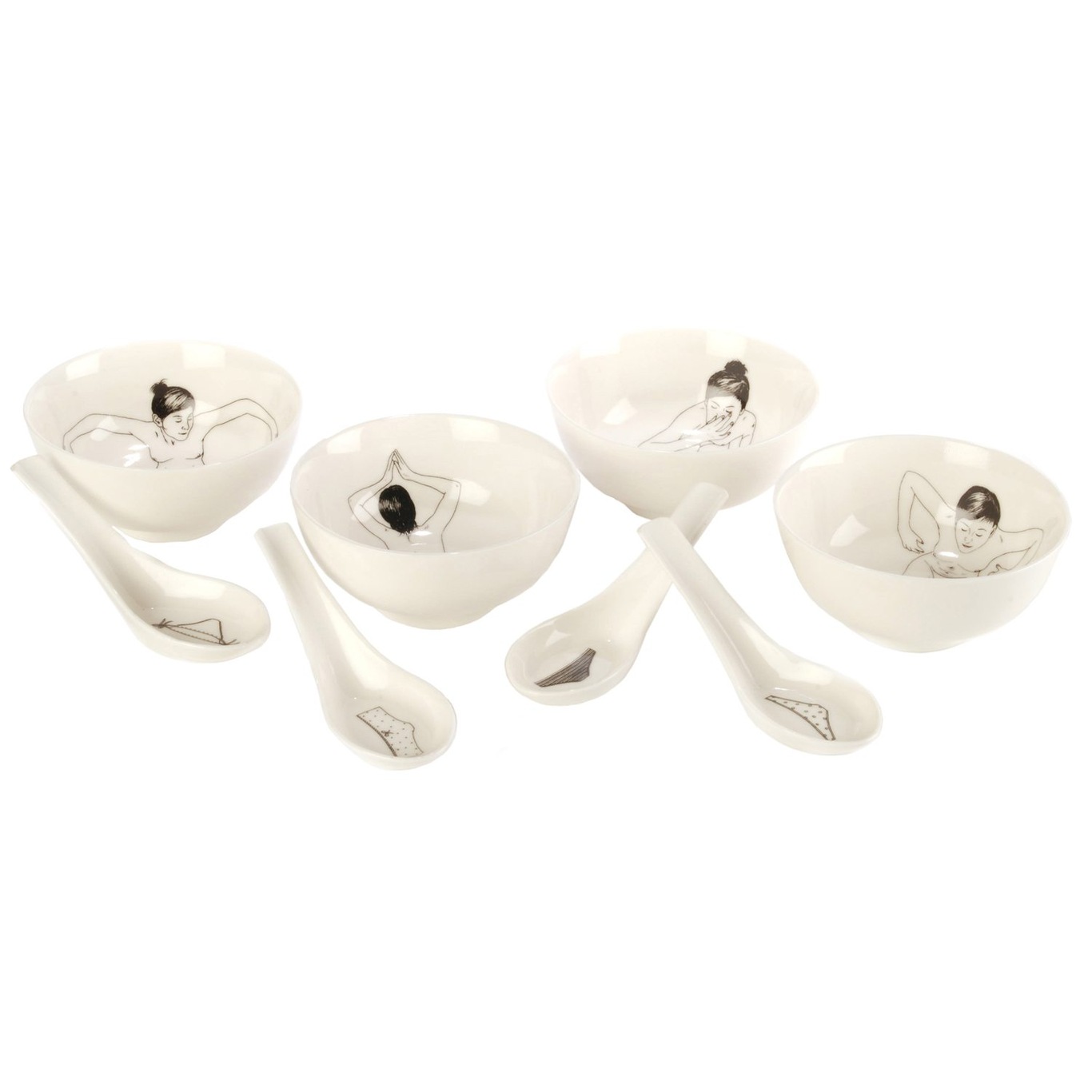 Undressed Bowls 4-Pack