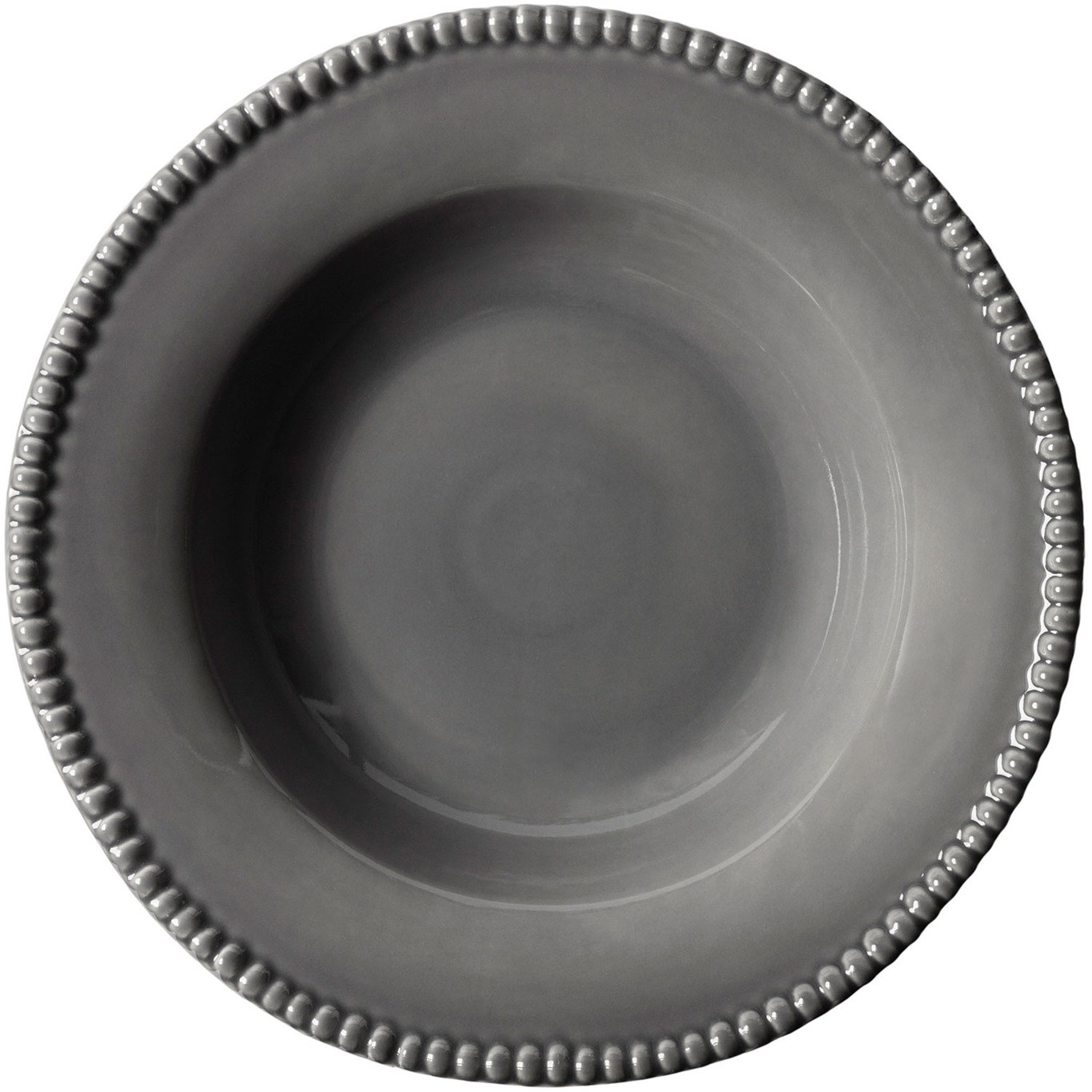 Daria Pasta Plate, Clean Grey