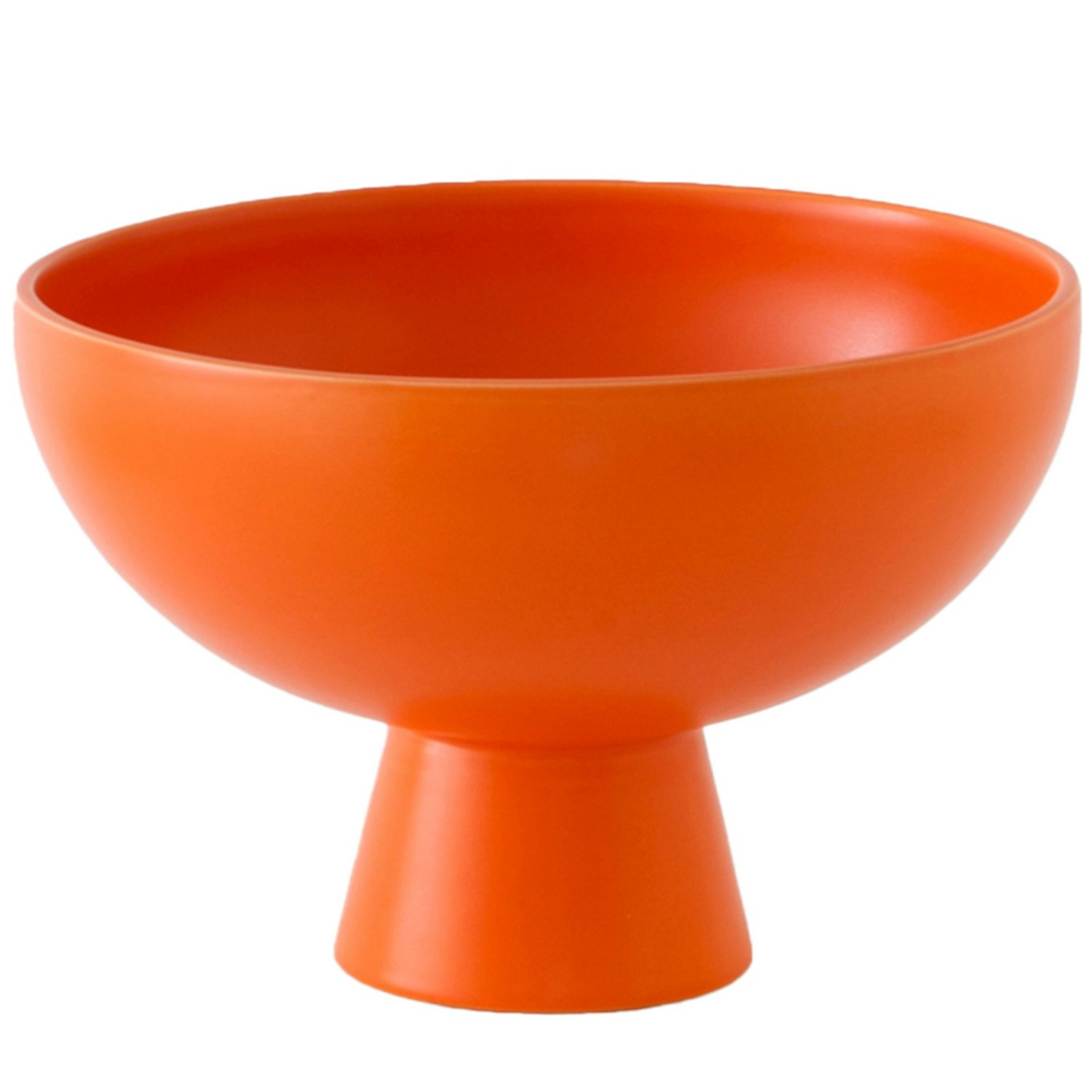 Strøm Bowl With Foot Ø19 cm, Vibrant Orange
