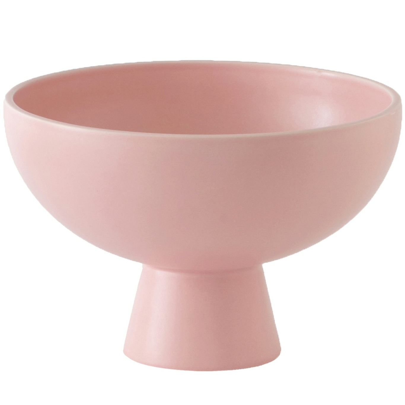 Strøm Bowl With Foot Ø15 cm, Coral Blush