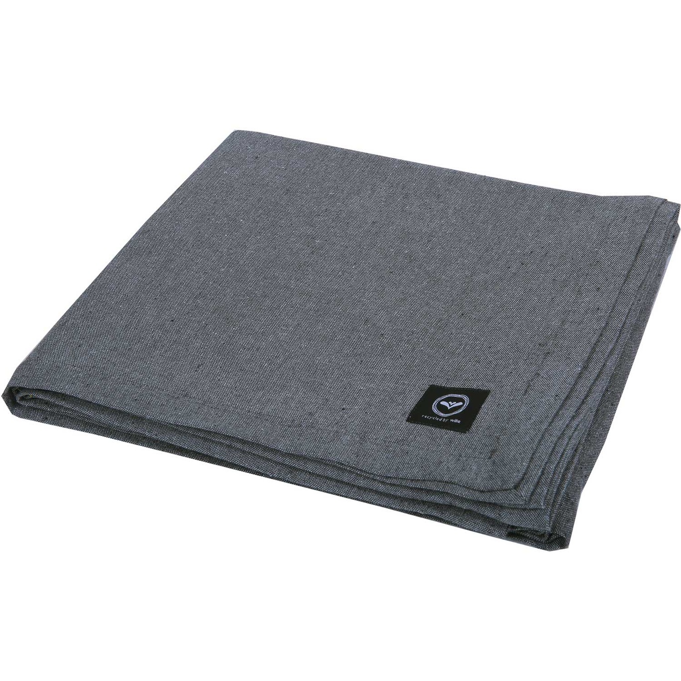 Hedvig Table Cloth Treated 140x240 cm Chambray, Dark Grey / Grey