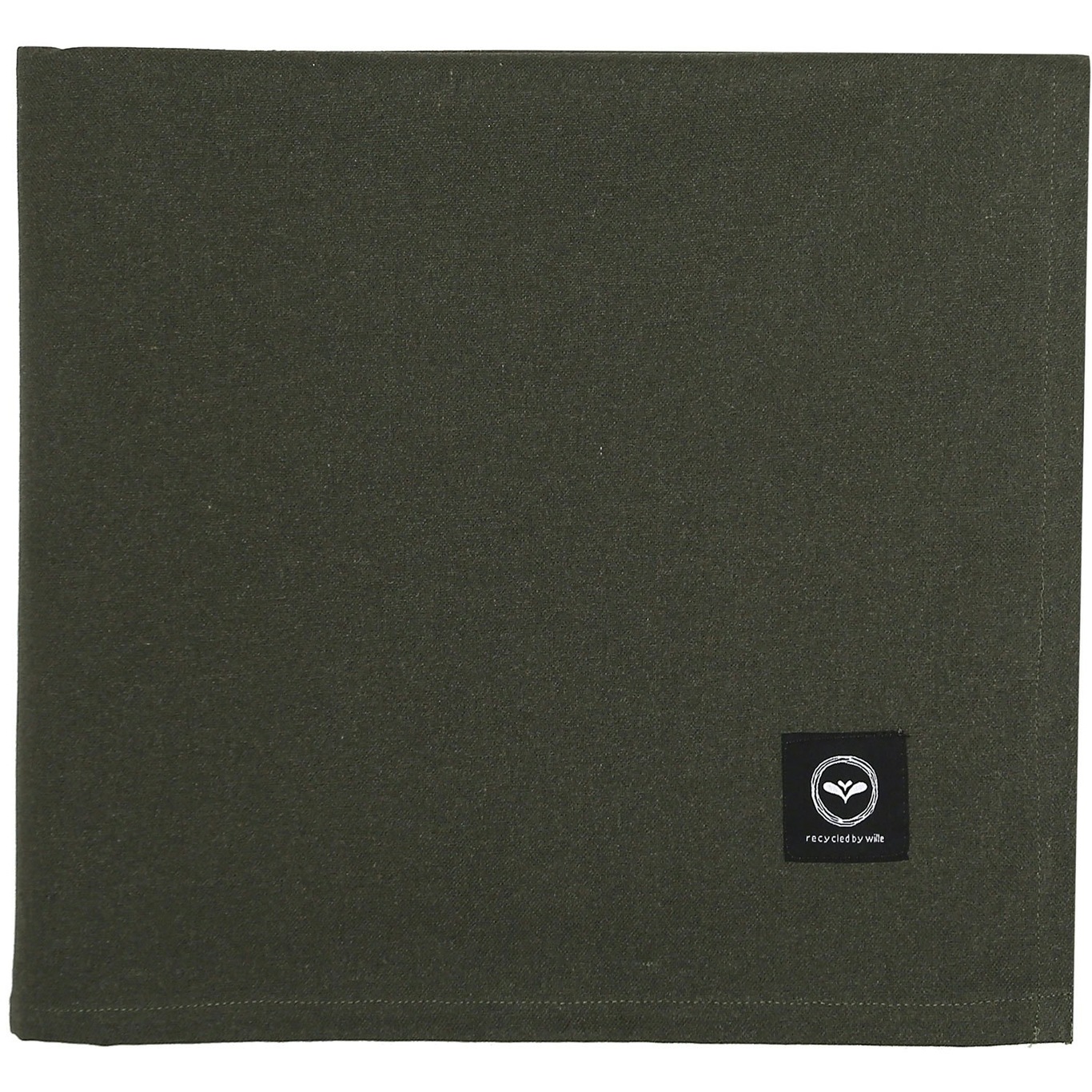 Hedvig Table Cloth Treated 140x310 cm Chambray, Olive