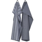 Gift Set Kitchen 4 Tea Towels + 2 Pot Holders, Green - Recycled by Wille @  RoyalDesign