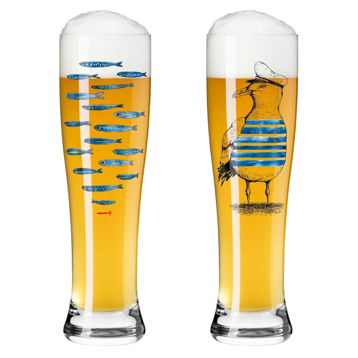 Brauchzeit Beer Glasses 2-pack, #13 & 14
