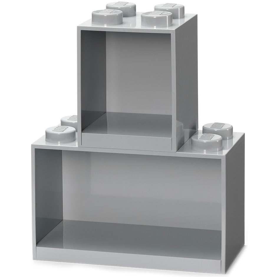 LEGO® Shelves 2-pack, Medium Stone Grey