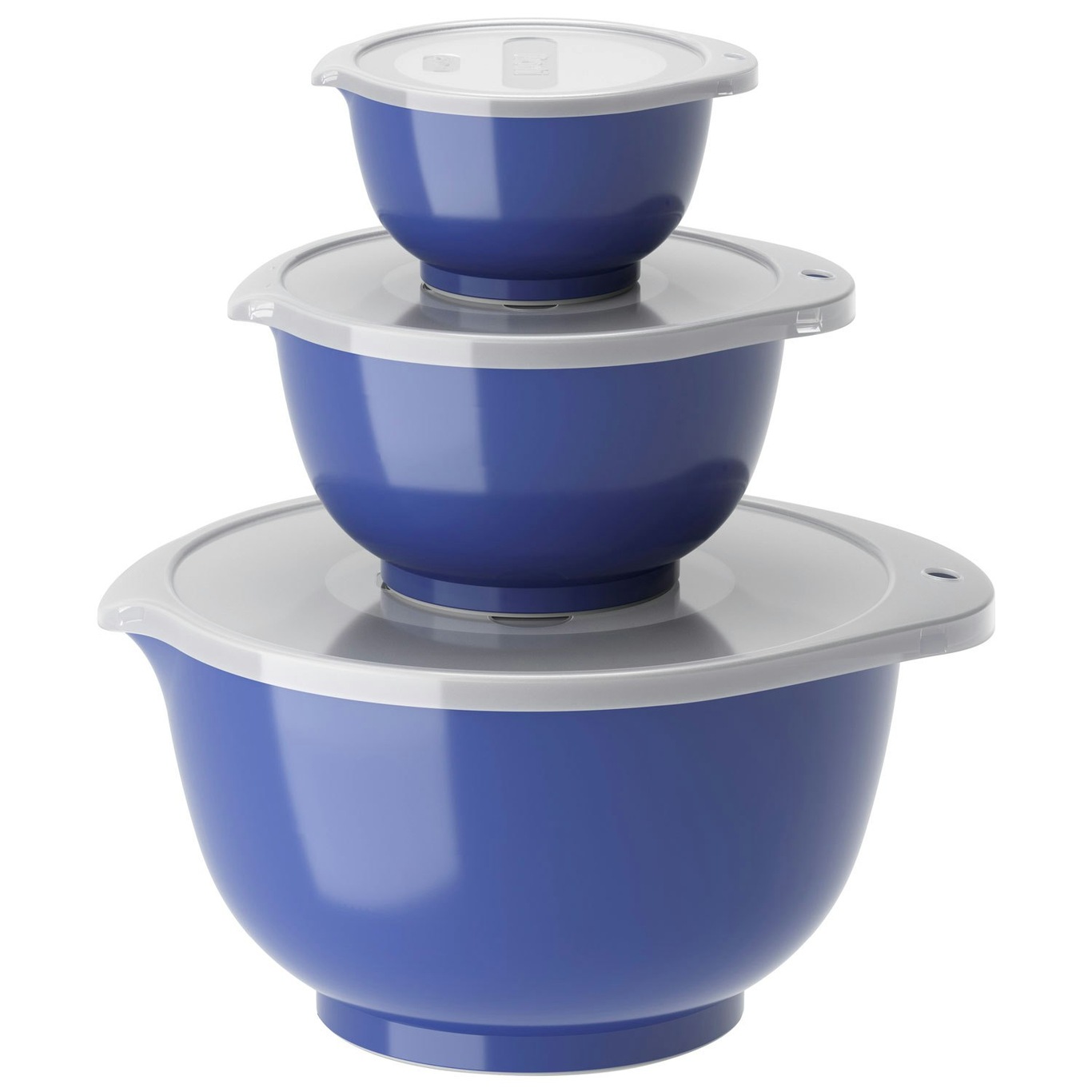 Margrethe Bowls 0,25 & 0,75 & 3 L, Electric Blue