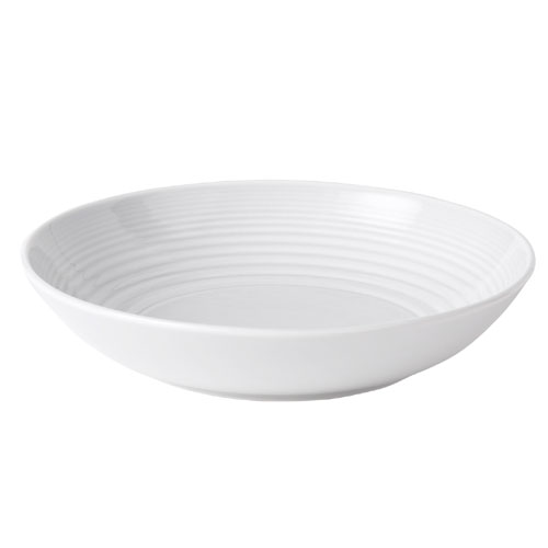 Maze White Pasta Plate 24 cm