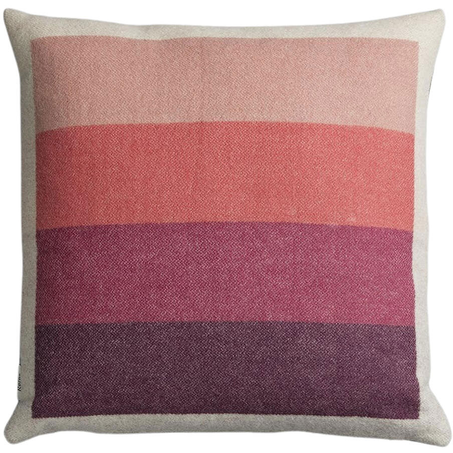 Åsmund Bold Cushion 50x50 cm, Pink / Green