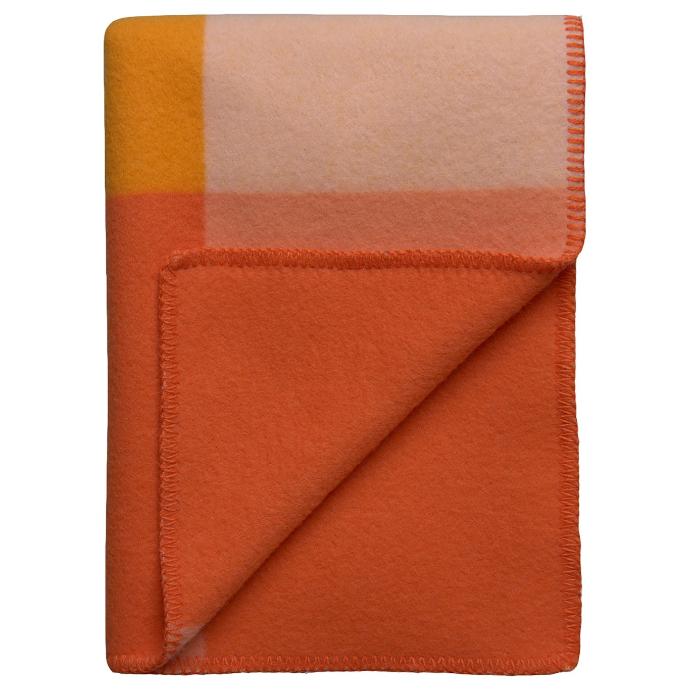 Syndin Wool Plaid 200x135 cm, Orange