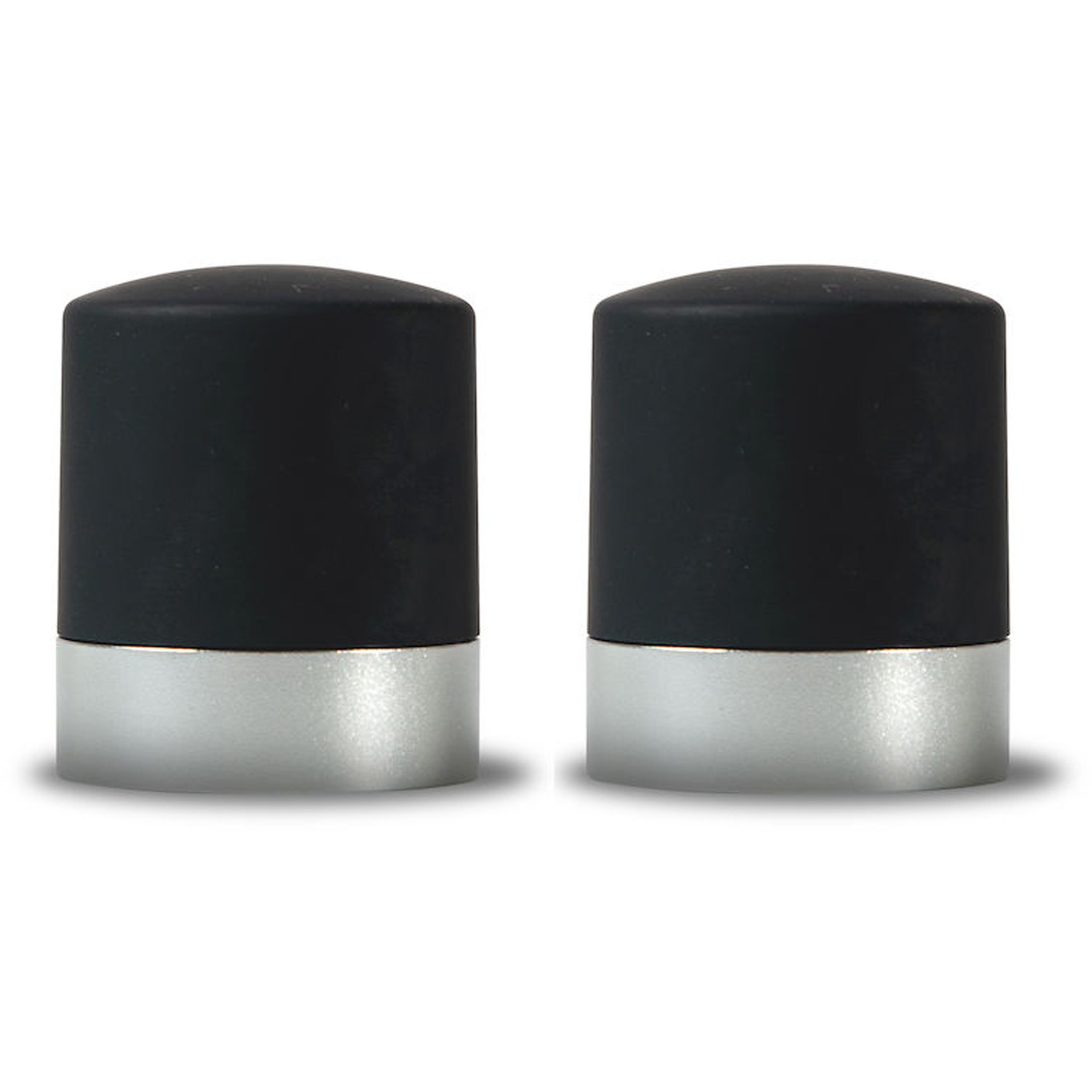 Axel Wine And Champagne Stopper Black, 2-pack