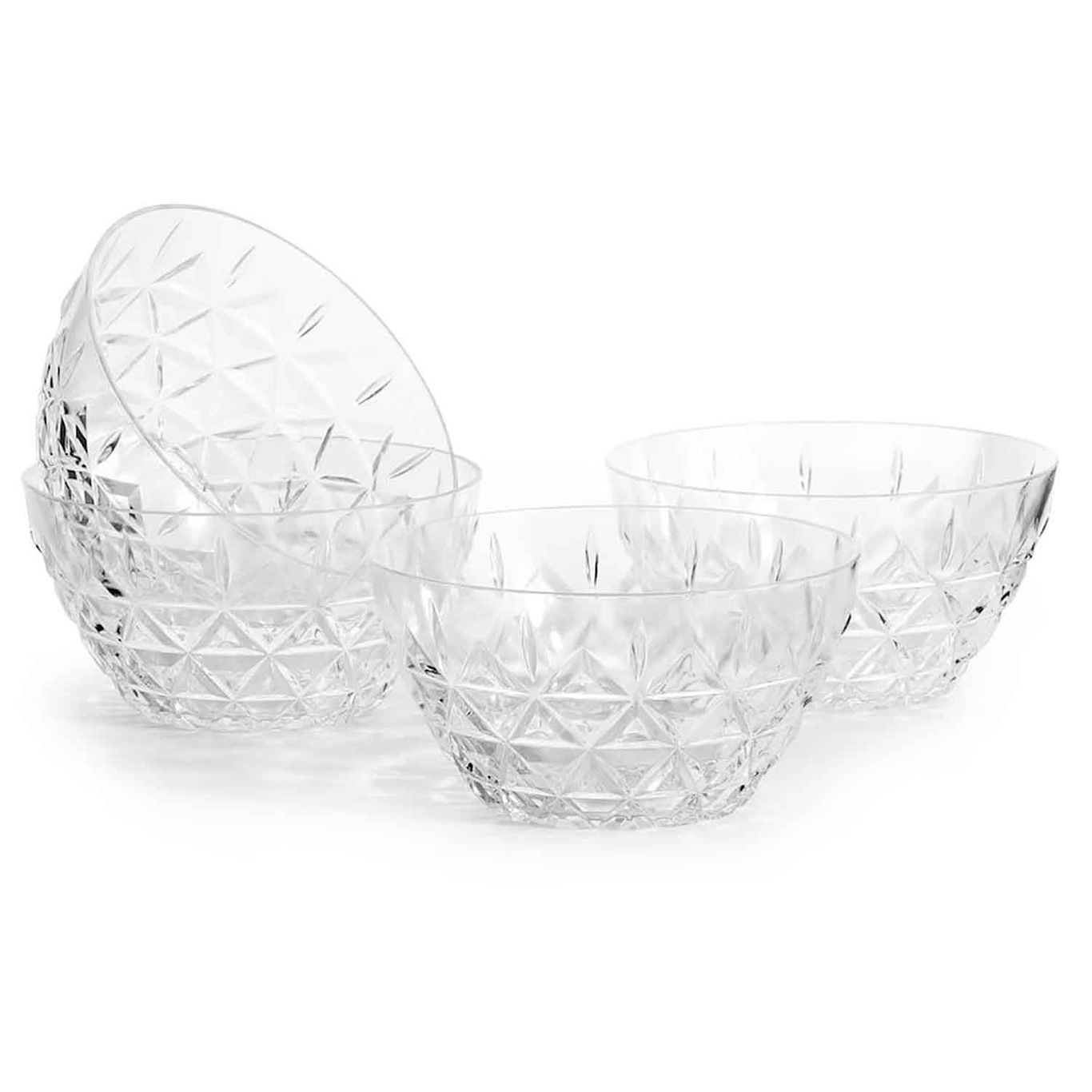 Picknick Bowl Acrylic 4-pack, Clear