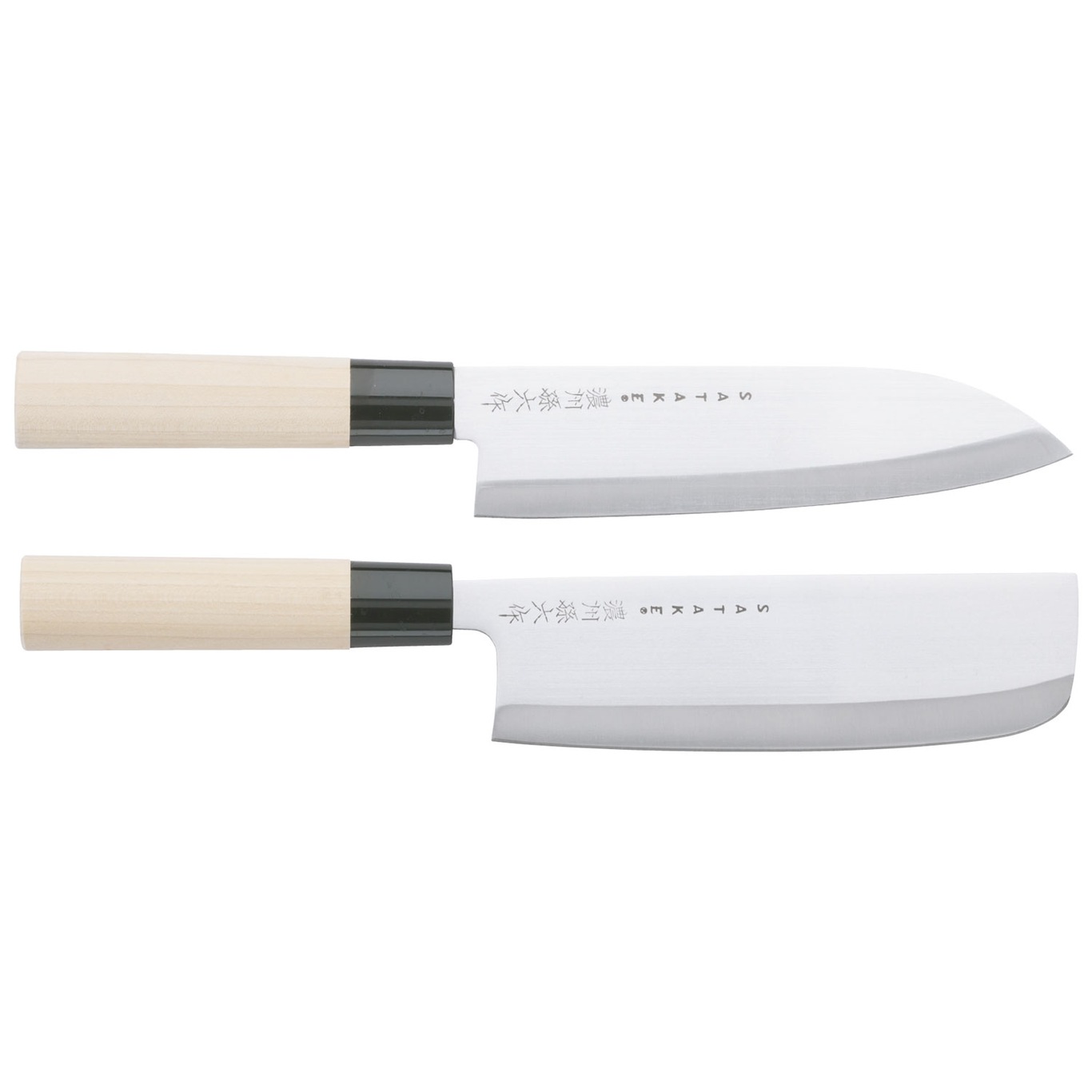 Houcho Knife Set Santuko & Vegetable Chopping Knife 17 cm