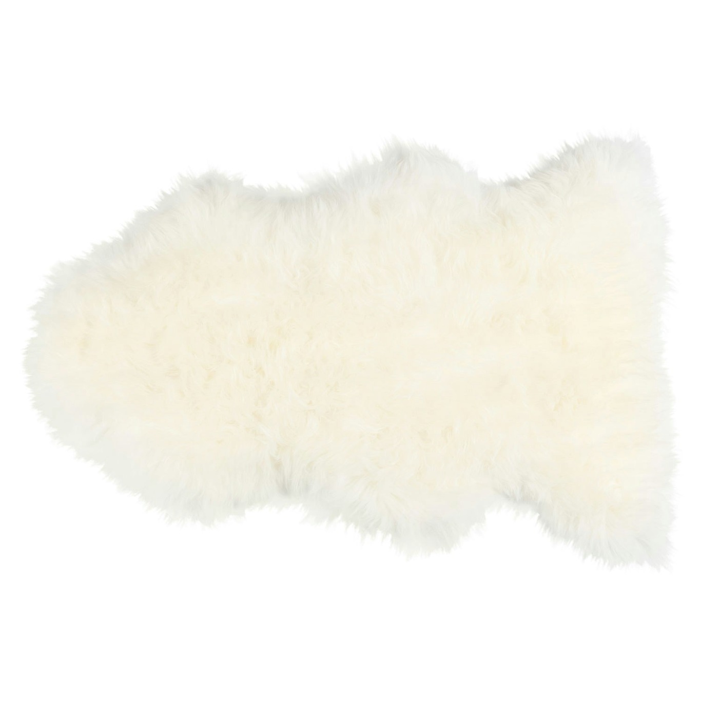Linn Long-haired Sheepskin 100x60cm, White