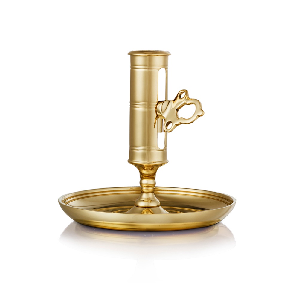 Office candlestick 11 cm, Brass