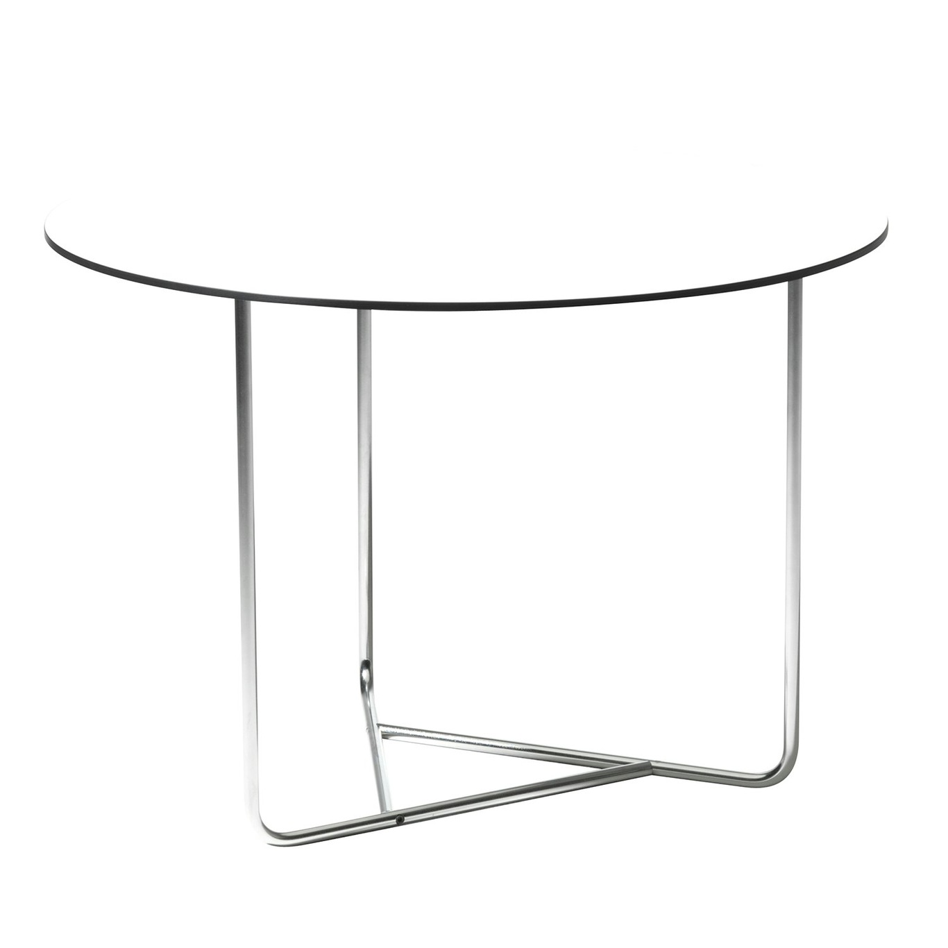 Tellus Table 64cm, White/Chrome