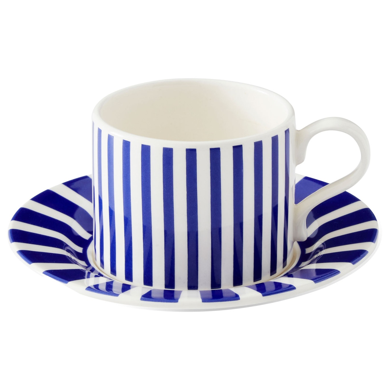Steccato Teacup With Saucer, 29 cl