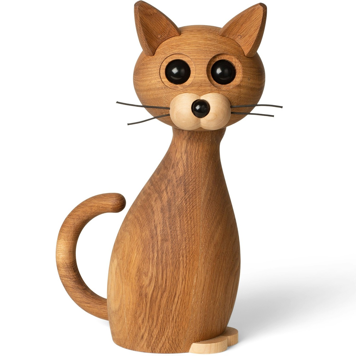 Lucky Cat Wooden Figurine 42 cm