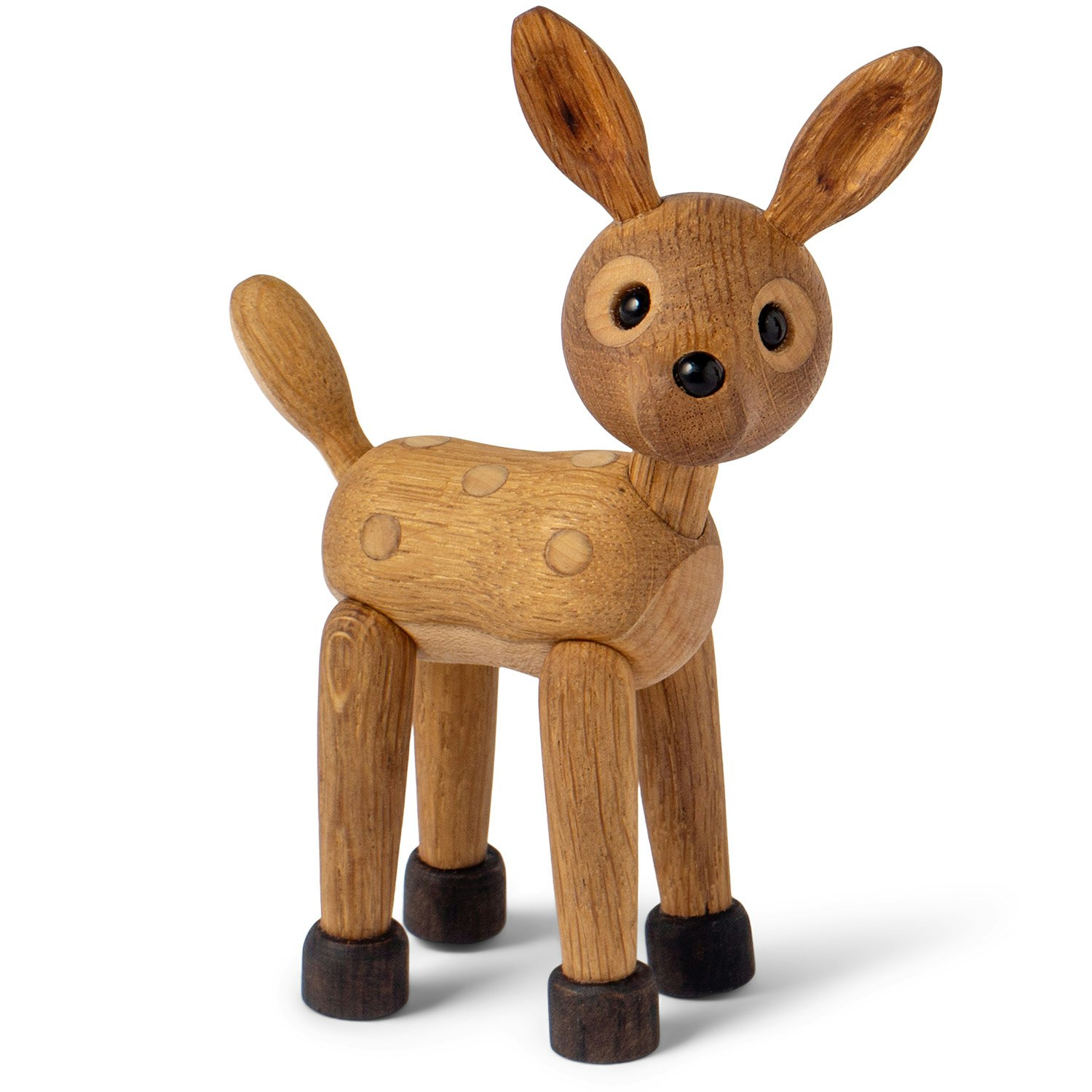 Spot Deer Baby Wooden Figurine 12,7 cm - Spring Copenhagen @ RoyalDesign .co.uk