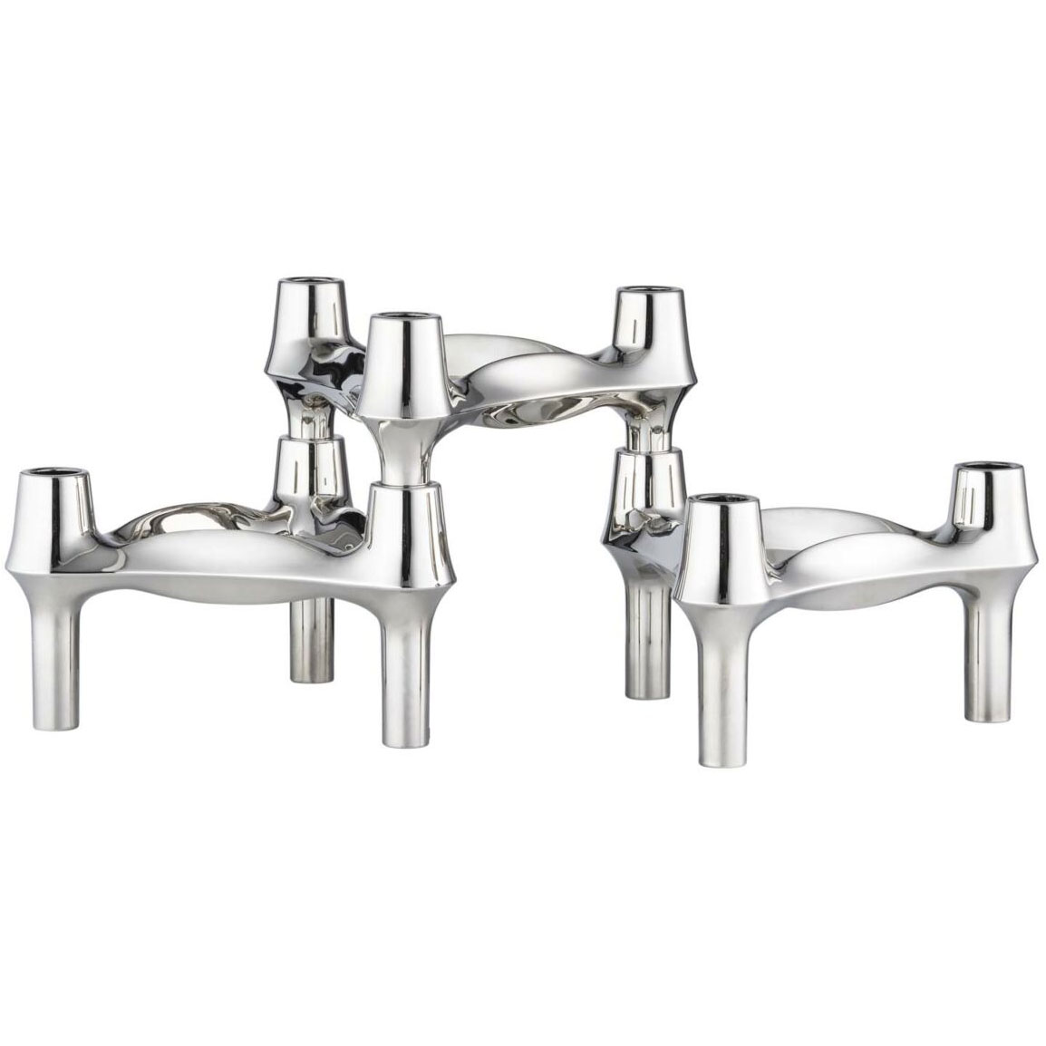 BMF Candle Holder 3-pack, Chrome