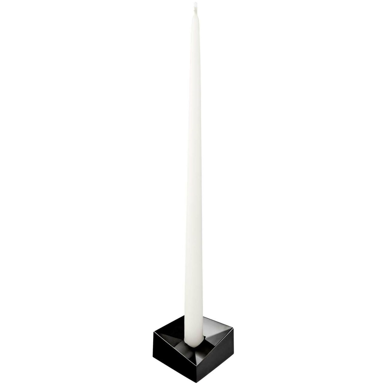 Reflect Candle Holder Small, Black Chrome