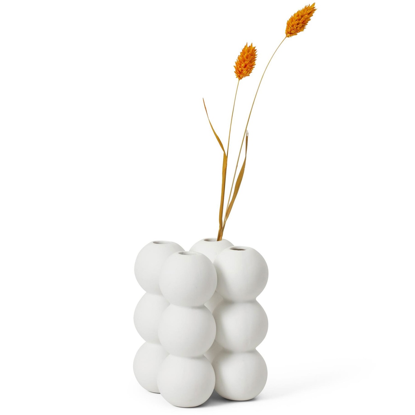 Ball Vase White, 11,9 cm