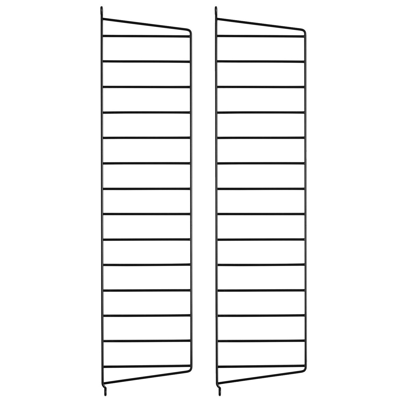 String Panels 20x75 cm 2-pack, Black