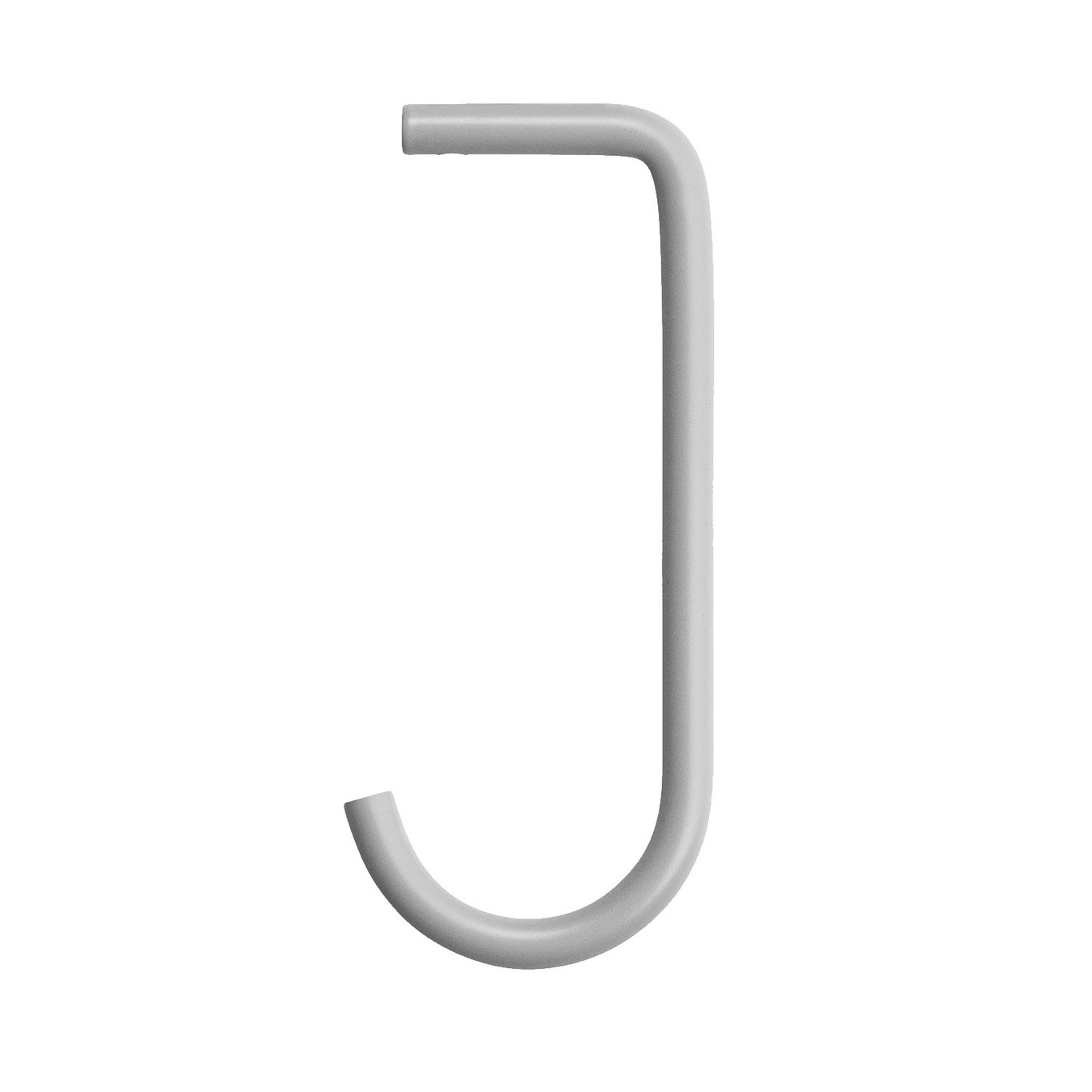 String J Hook For Metal Shelf 5-pack, Grey