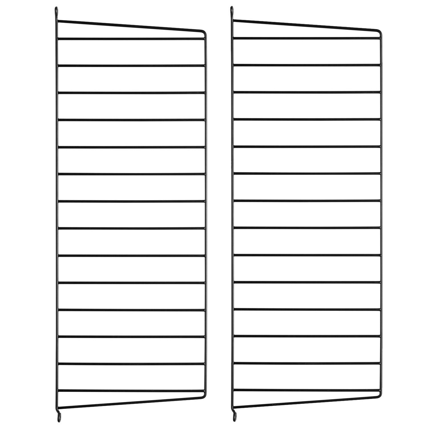 String Panels 30x75 cm 2-pack, Black
