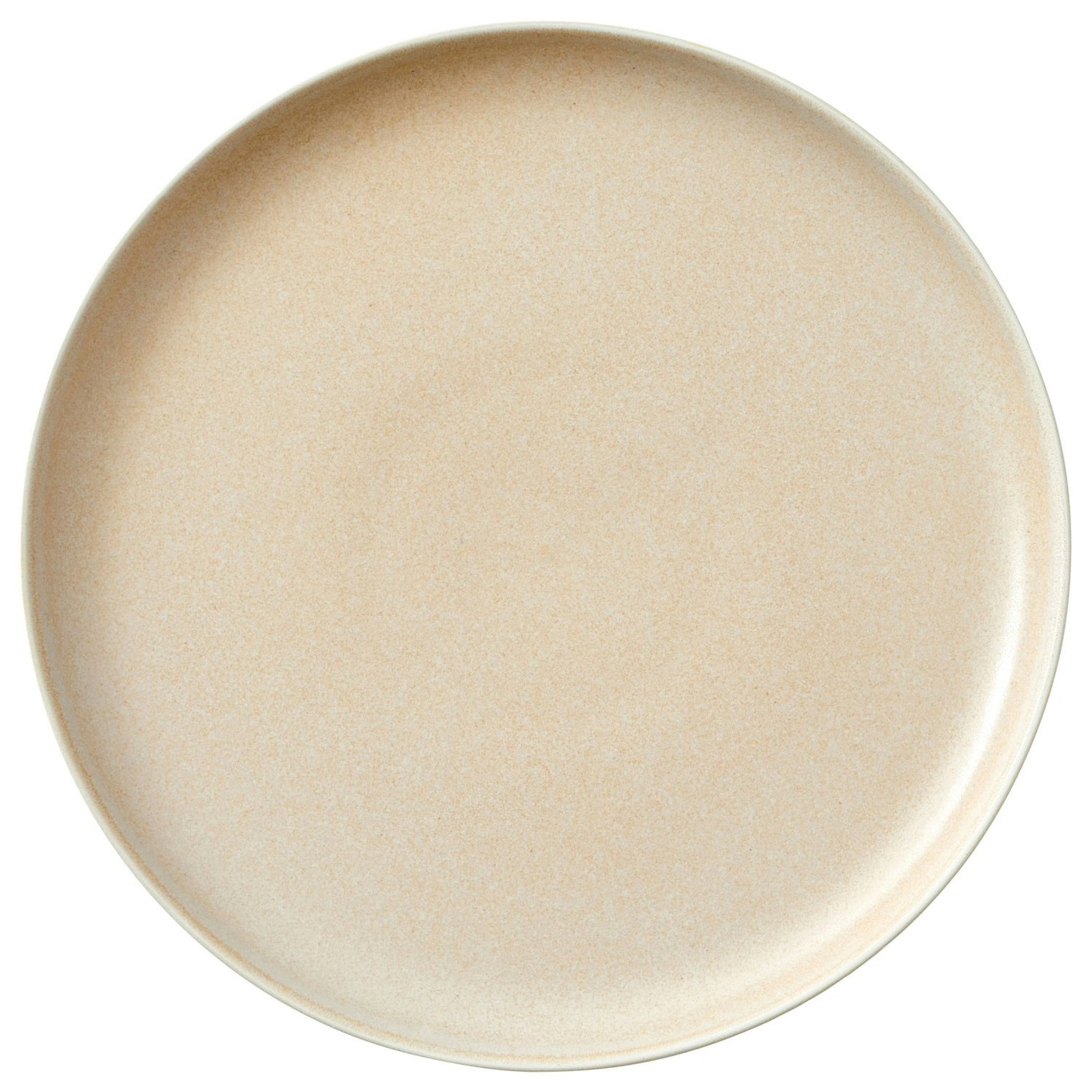 North Lunch Plate 21 cm, Matte White/Matte Sand