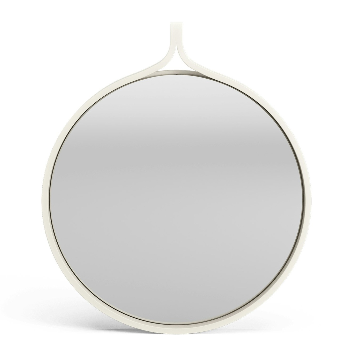 Comma Mirror Ø40 cm, Soft White
