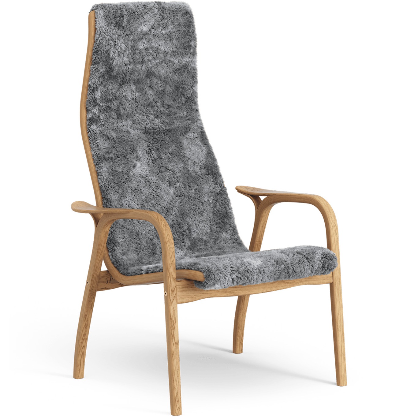 Lamino Chair Sheepskin/Oak, Scandinavian Grey
