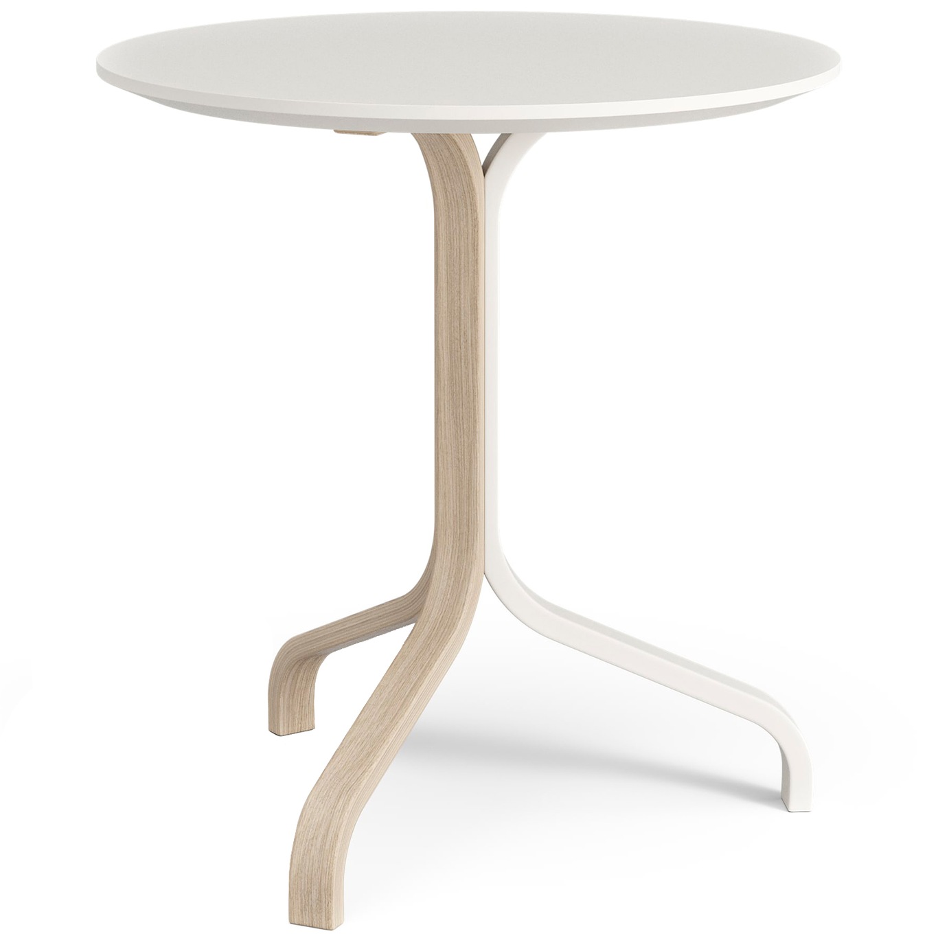 Lamino Duality Side Table, White Stained
