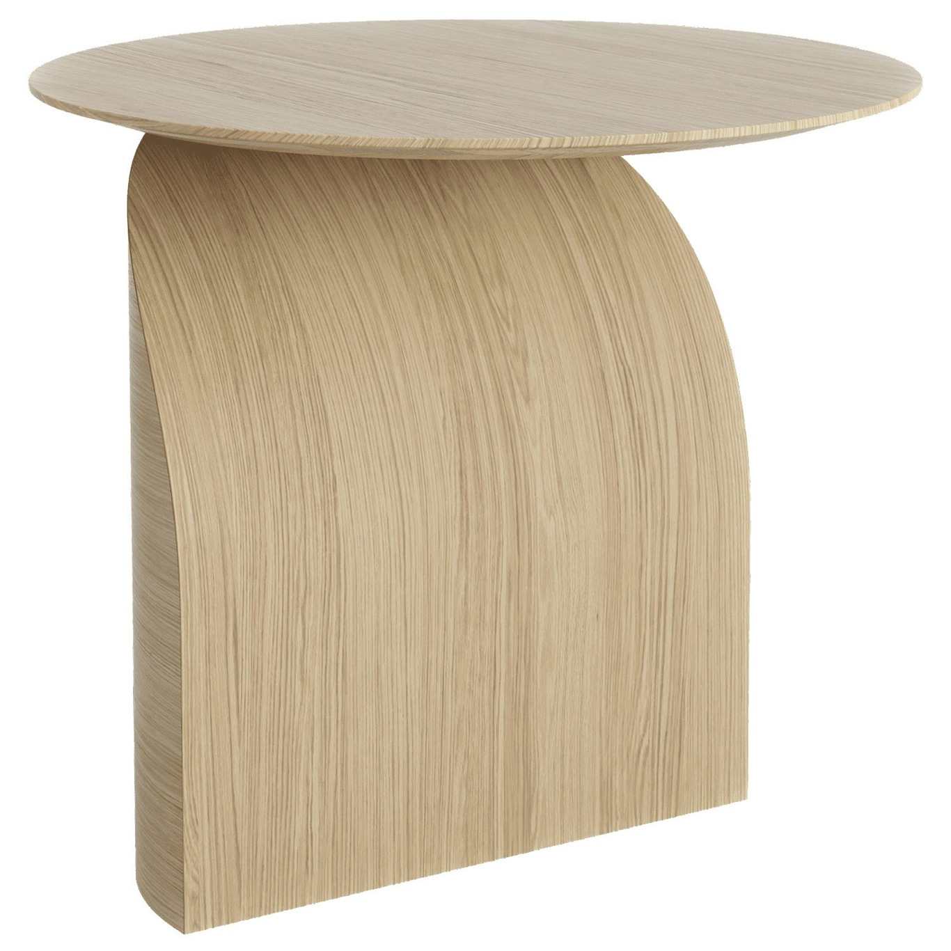 Savoa Side Table Ø54 cm, Natural Oak