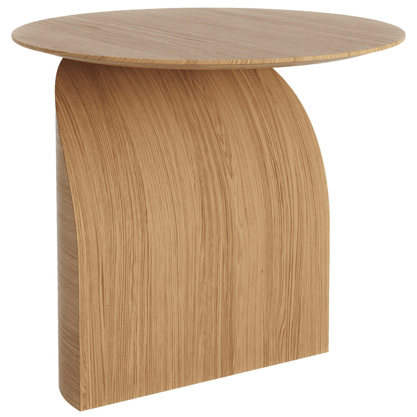 Savoa Side Table Ø54 cm, Oiled Oak