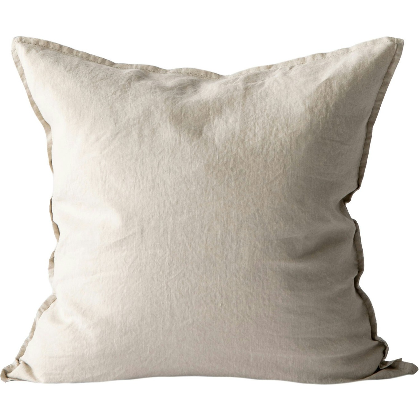Linen Cushion Cover 50x50 cm, Warm Grey