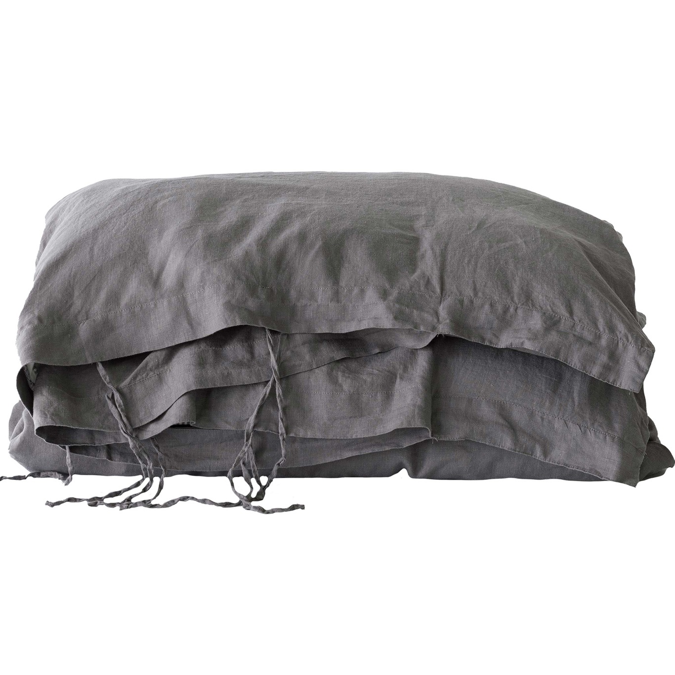 Duvet Cover Linen 150x200 cm, Dark Grey