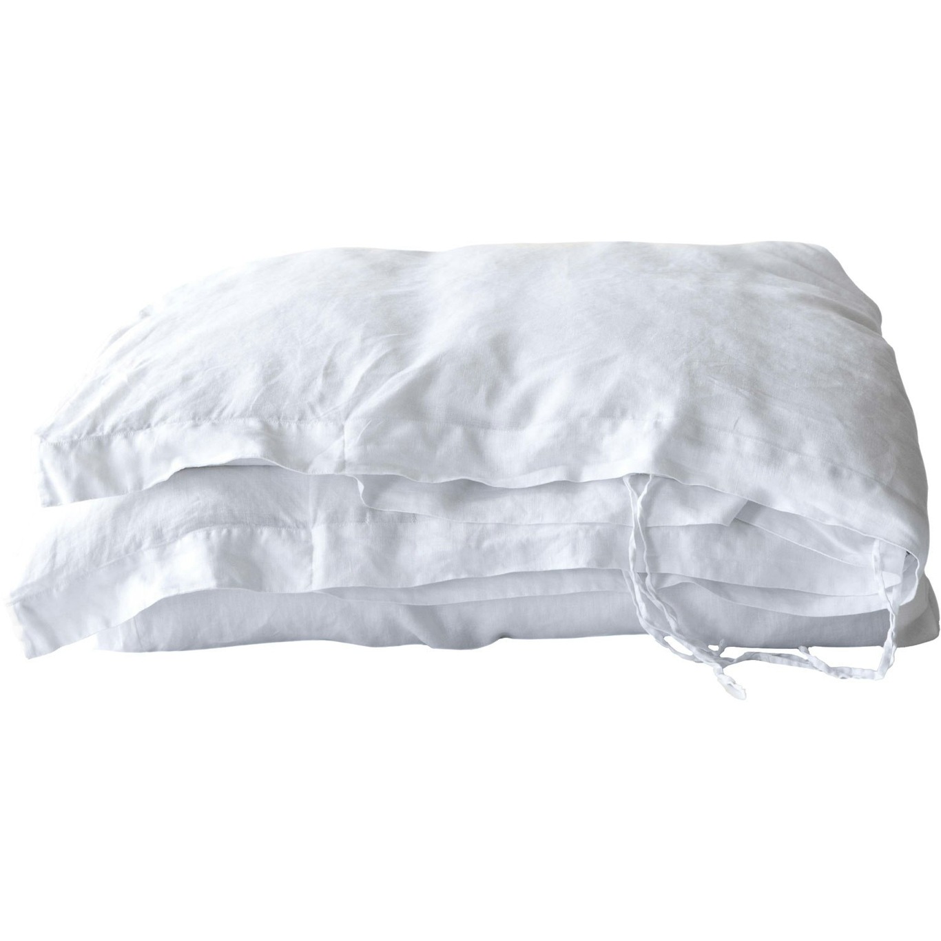 Duvet Cover 240x220 cm Linen, Bleached White