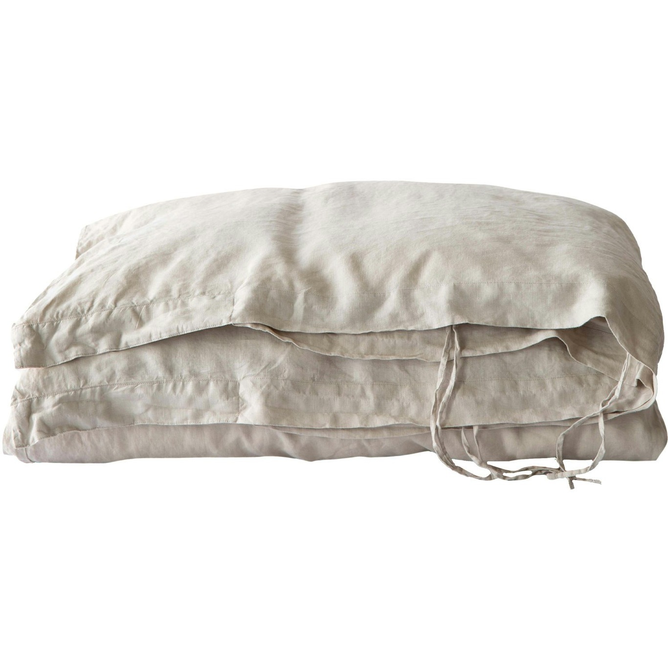 Duvet Cover 240x220 cm Linen, Warm Grey